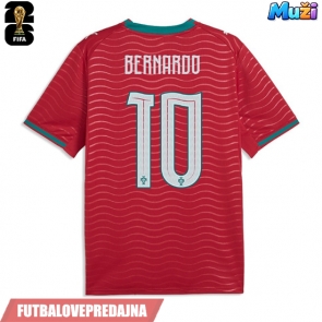 Lacne Muži Futbalové dres Portugalsko Bernardo Silva #10 MS 2026 Krátky Rukáv - Domáci